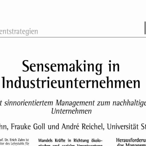 Sensemaking in Industrieunternehmen